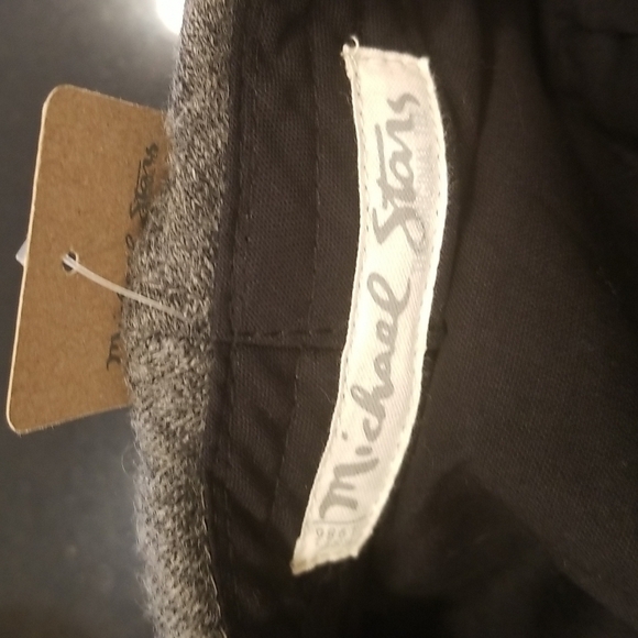 💕MICHAEL STARS💕 Buckled Up Driver Hat Abalone Gray NWT - Picture 9 of 11